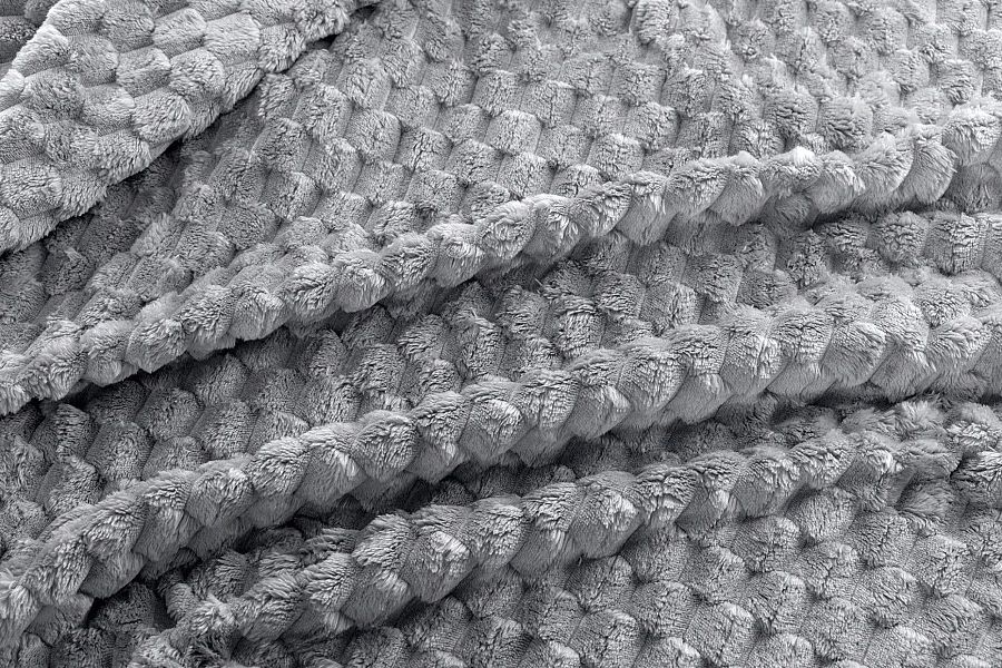 Koc z Mikrofibry 200x220 Narzuta na Łóżko Tłoczona Pluszowa Ala Plastr