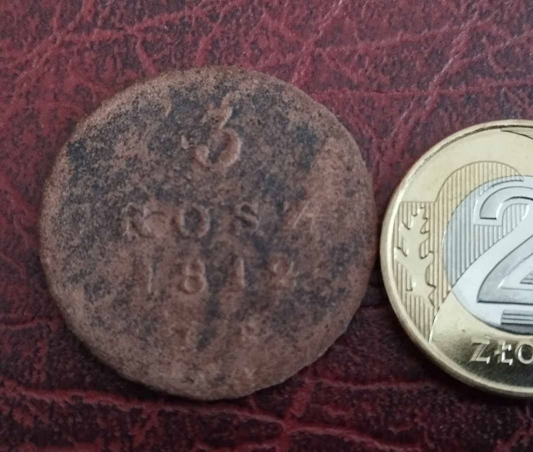 3 grosze 1812 r - Księstwo Warszawskie + bonus