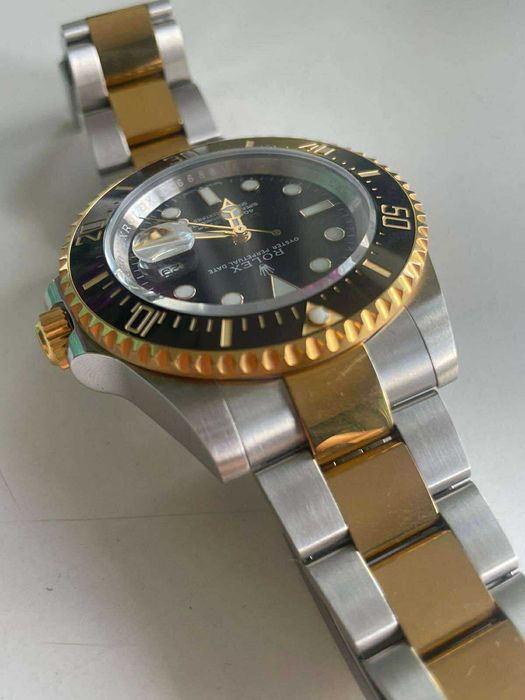 Zegarek Rolex czarno-złoty, stan doskonały