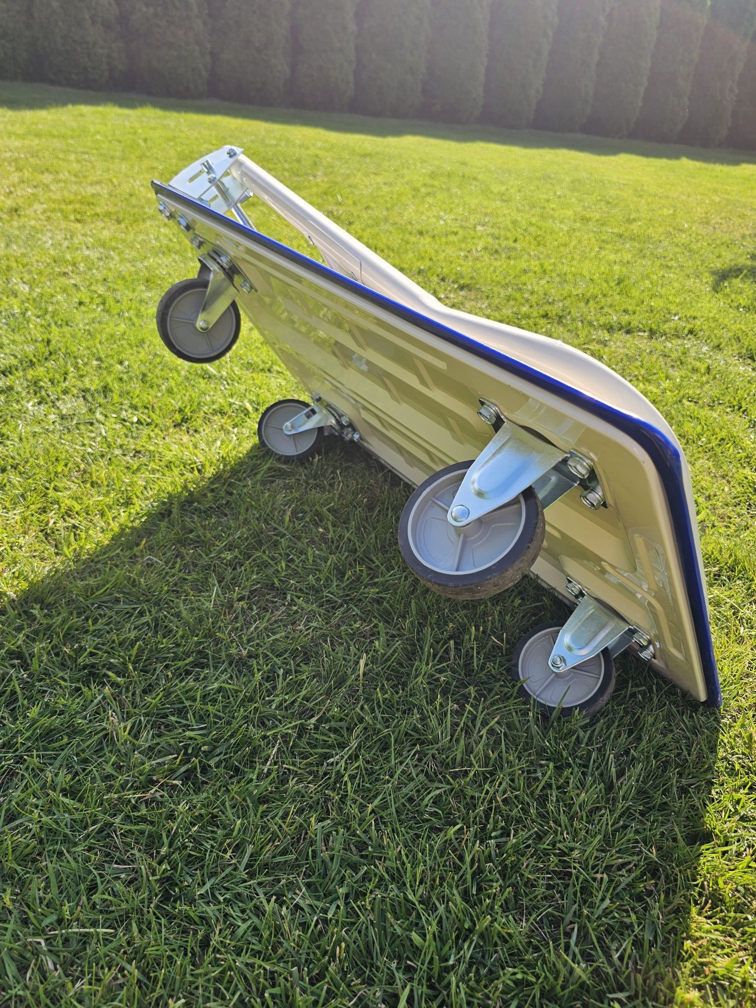 Wózek transportowy, platformowy, udźwig 150 kg, składany