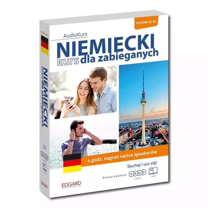 Niemiecki. Kurs dla zabieganych + 4 CD. Edgard