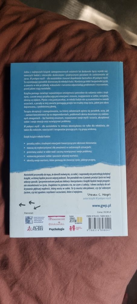 "W pułapce mysli - dla nastolatkow"