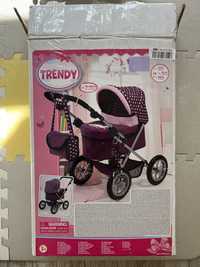 Wózek dla lalki, Bayer Design Trendy, fioletowy