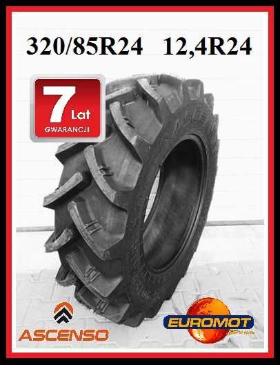 Opona rolnicza 320/85R24 ASCENSO 7 lat gwarancji 12,4R24