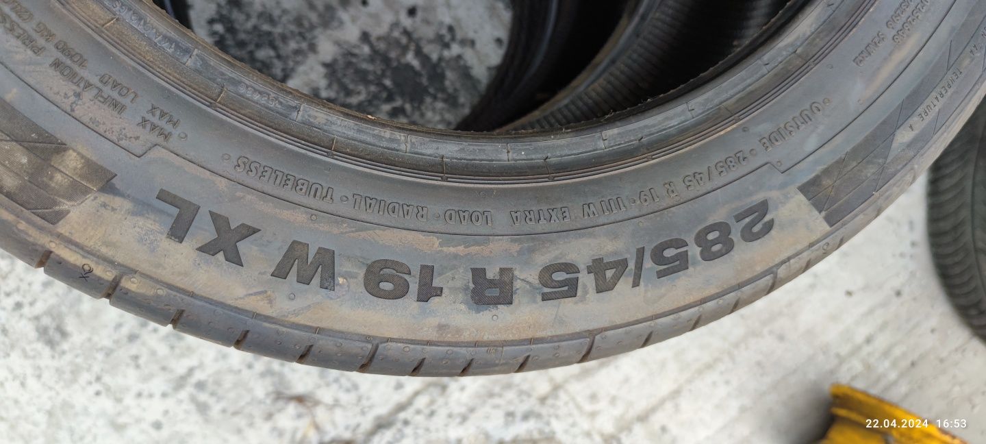 255/50 R19+285/45 R19 Continental ContiSportContact 5 Run Flat SSR(2+2