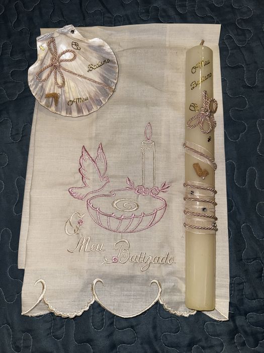 Conjunto Batismo Menina NOVO