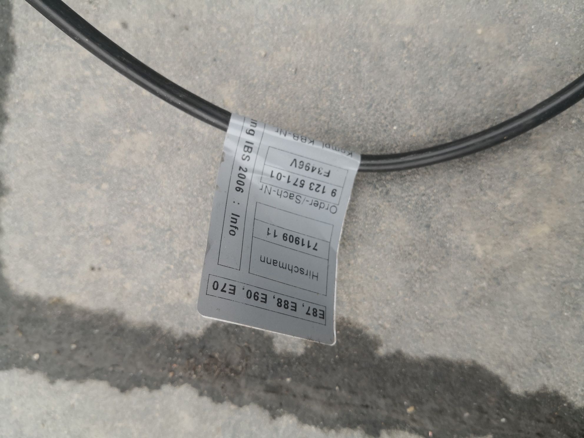 Klema minusowa IBS e87 e81 Sprawna