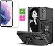 Etui Pancerne do Samsung Galaxy S21 FE + Szkło Hartowane