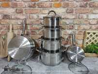 Zestaw garnkow EDELHOFF EH-9013 Gaz, indukcja, halogen, ceramika