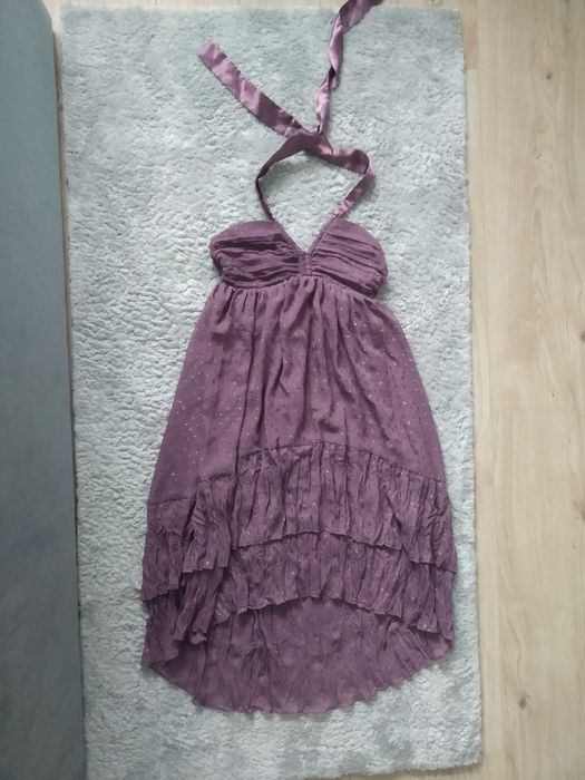 Weselna Sukienka bez pleców  36