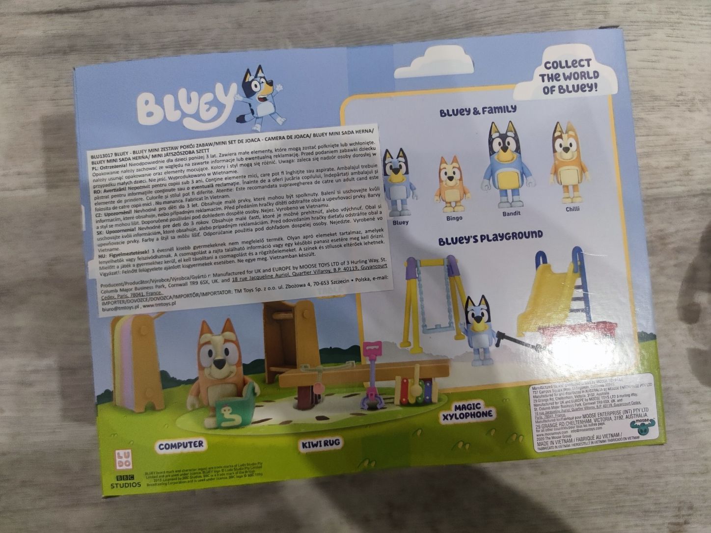 Bluey 2 nowe zestawy: Jack & army hat, Bingo's playroom