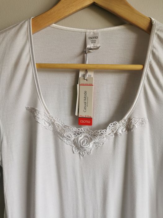 Esotiq bluzka podkoszulka koszulka L koronka