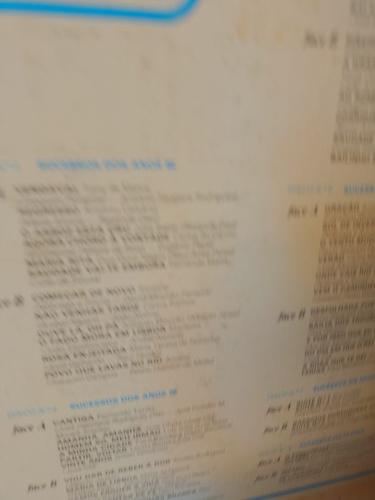 Vendo LPs caixa original anos quarenta - cinquenta... sessenta e seten