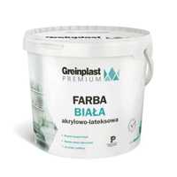 Farba biała akrylowo-lateksowa 10l Greinplast