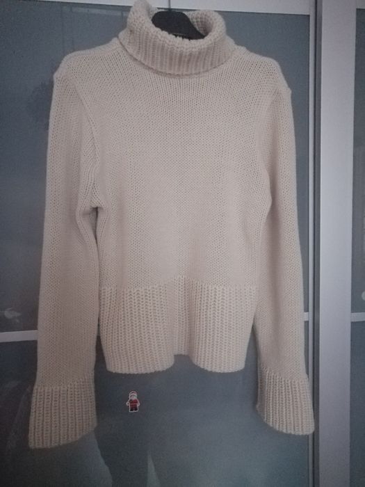 Akrylowy golfik r M - jak nowy  - mieciutki