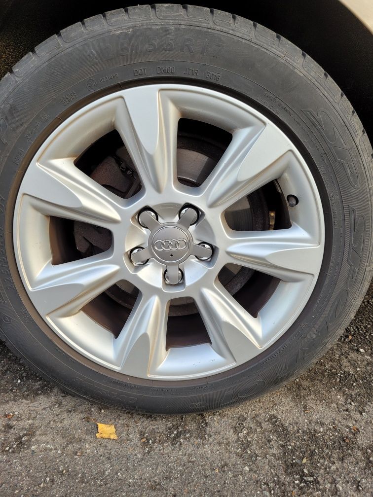 Alufelgi  17 Audi A4b8  z oponami