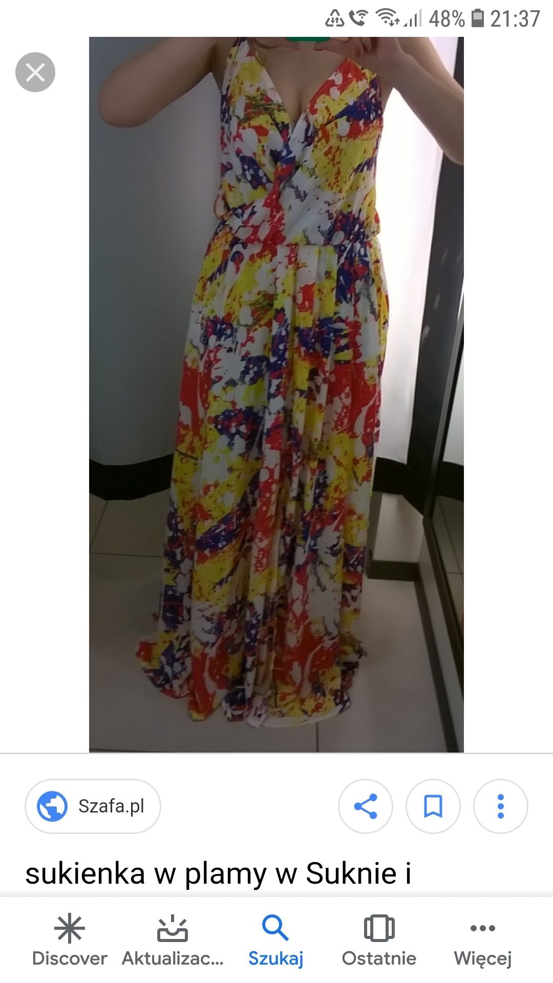 sukienka maxi Mohito M/L