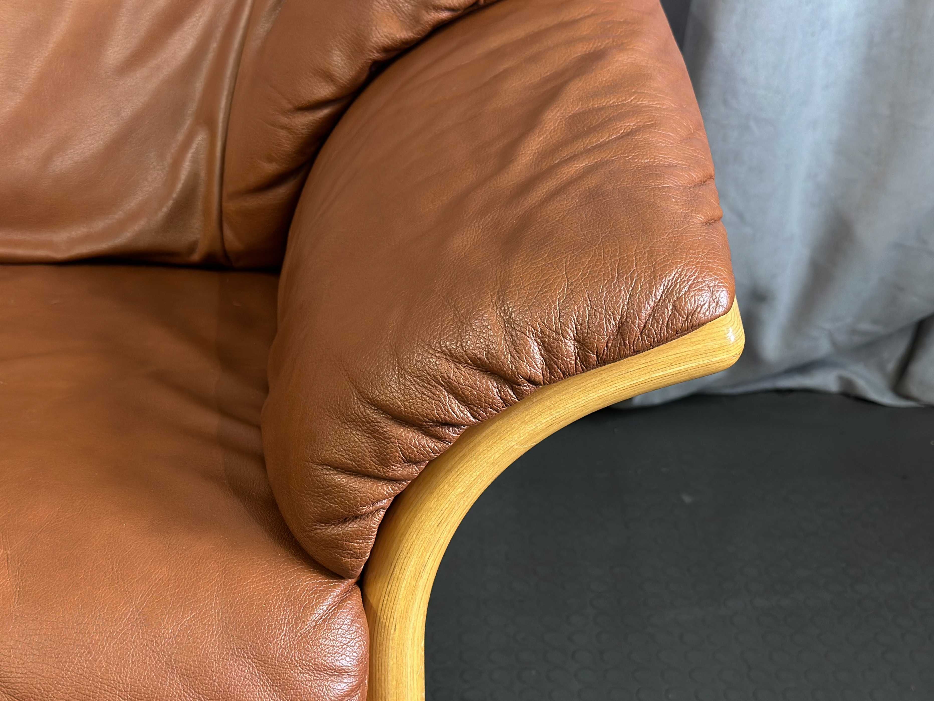 Диван-двійка Stressless/коричнево-рудий/шкіряні дивани/меблі з Європи
