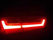 Tylne lewa i prawa lampa Led Audi A6C7 sedan w klapę. Uszkodzone 4G