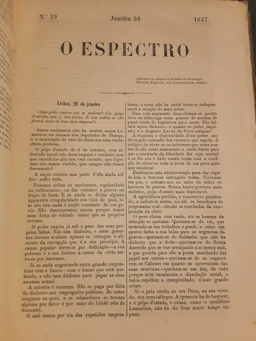 Guerra Civil. O Espectro / Documentos dos Arquivos de Windsor