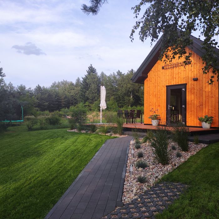 Dom ,domek z prywatną sauną, balią jacuzzi na Kaszubach,  nad jeziorem