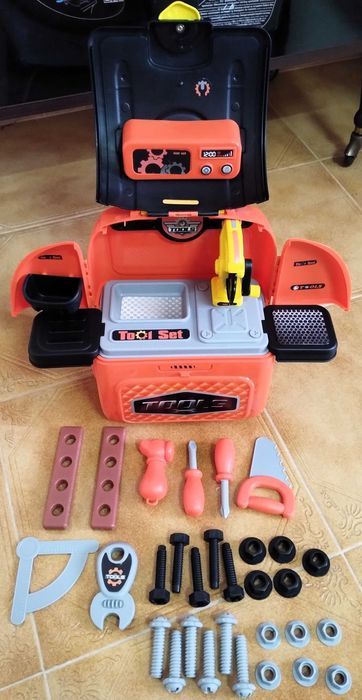 Mala Ferramentas Criança Brinquedo Antigo