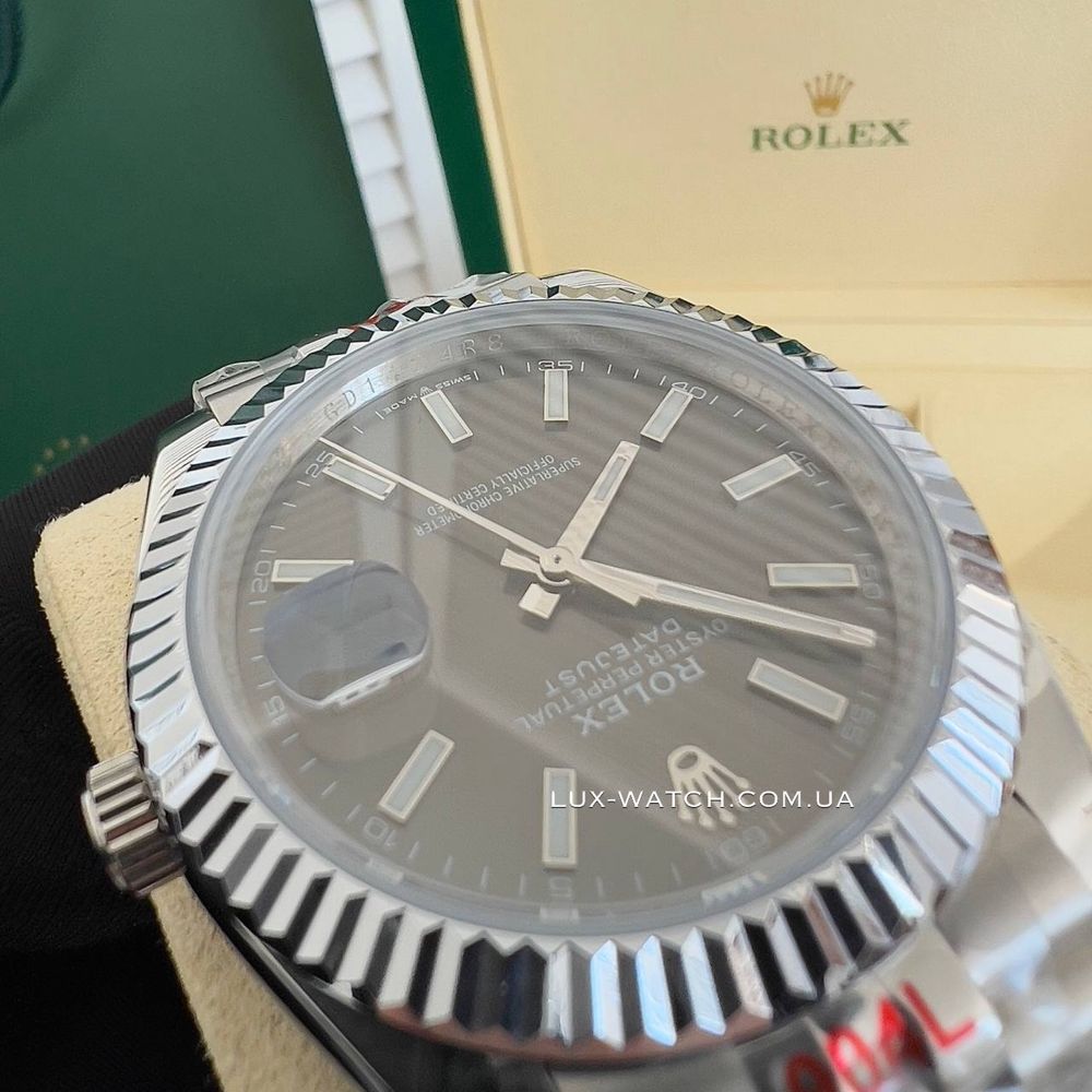 Часы Ролекс Rolex DateJust 41 Silver-Grey