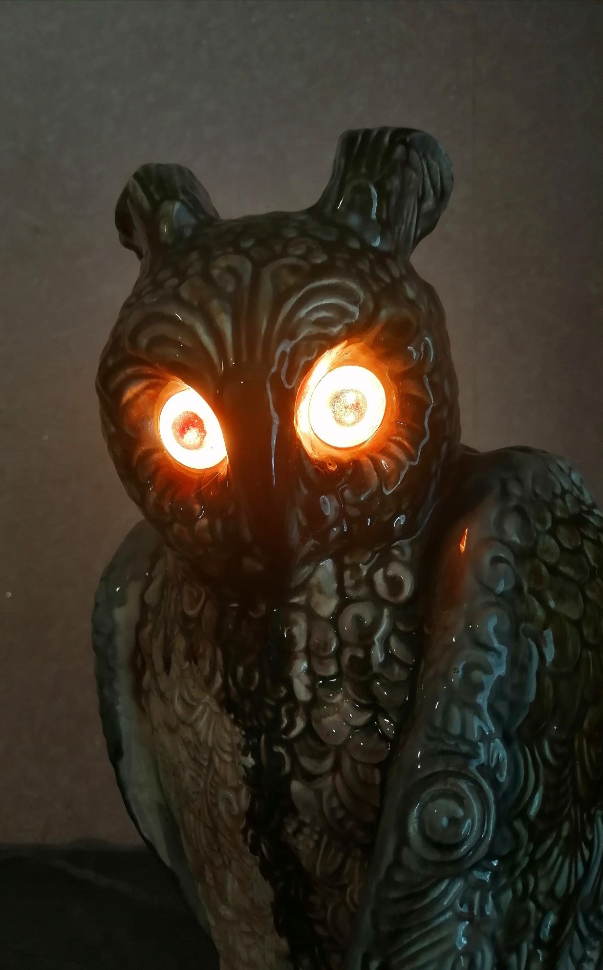 Сова светильник, ночник Конаково, советский ссср антиквариат декор