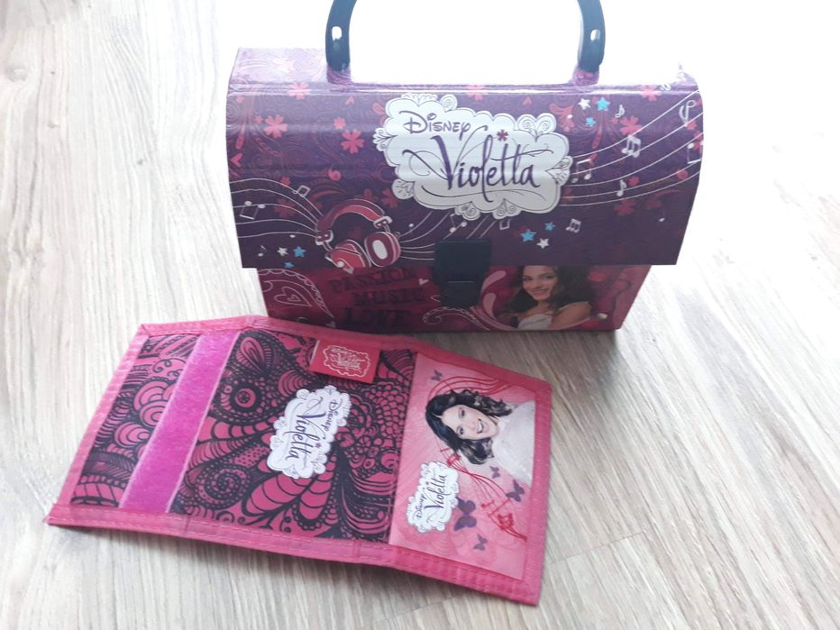 Zestaw Violetty pudełko torba portfel