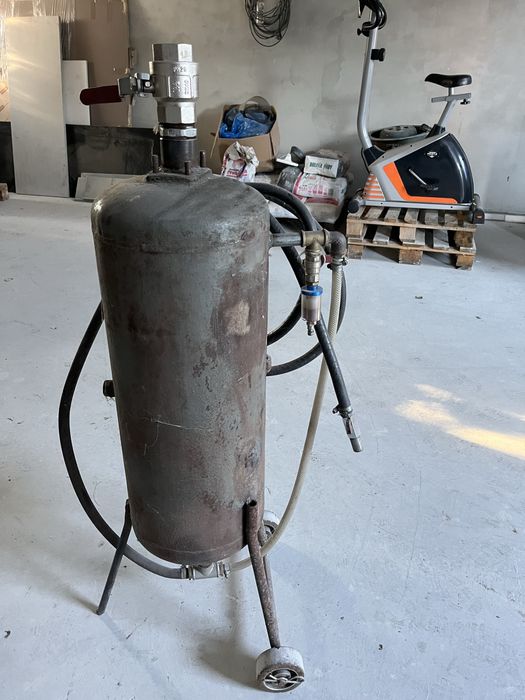 Piaskarka zbiornik do piaskowania