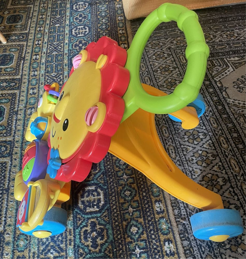 Fisher Price Andador Primeiros Passos Activity Lion