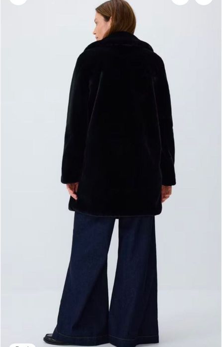 Еко шуба M Резервд, штучне хутро, хутряне пальто 12-15 років