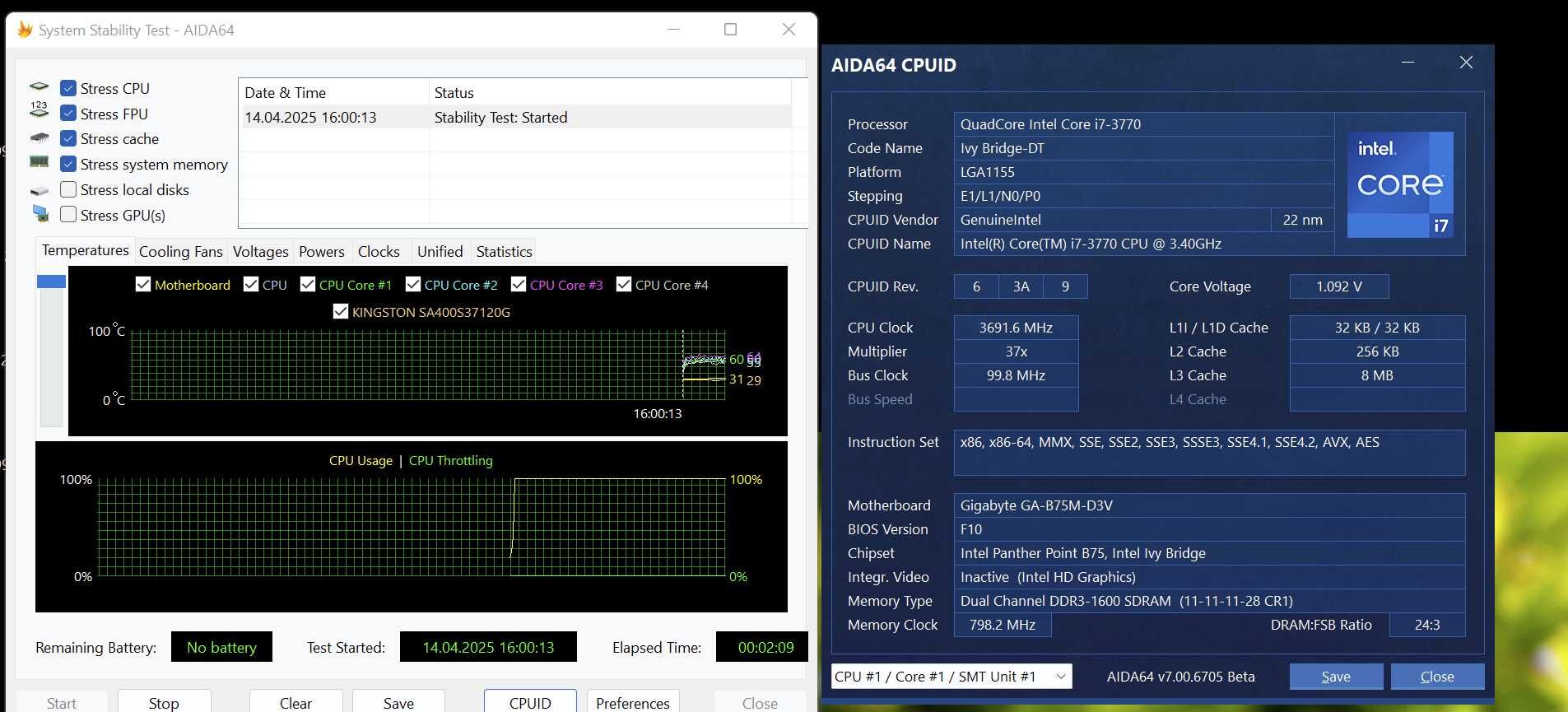 s1155 материнська плата Gigabyte B75. Trade-in