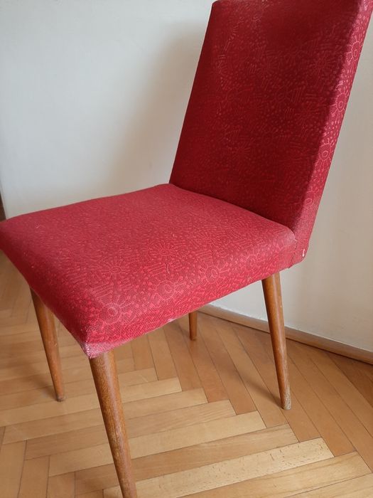 Fotelik w stylu retro lata 70-te