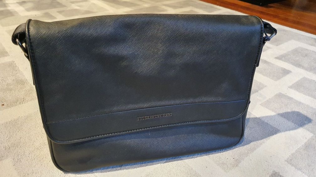 Torba na ramię, aktówka Trussardi Jeans oryg. nowa bdb