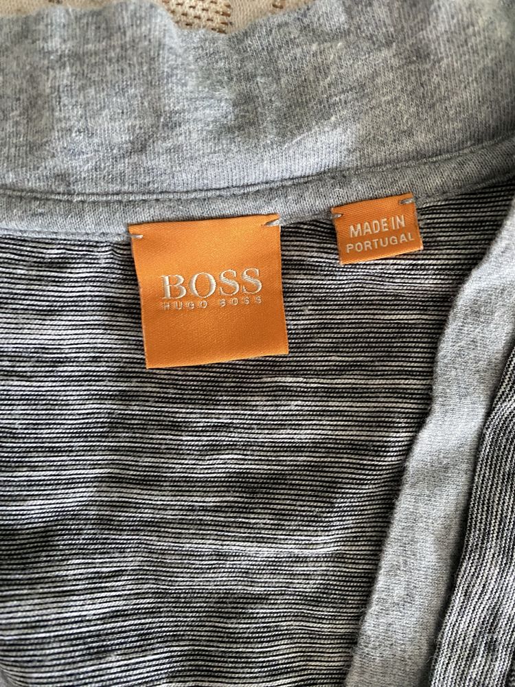 Hugo Boss męski sweter kardigan z bawełny