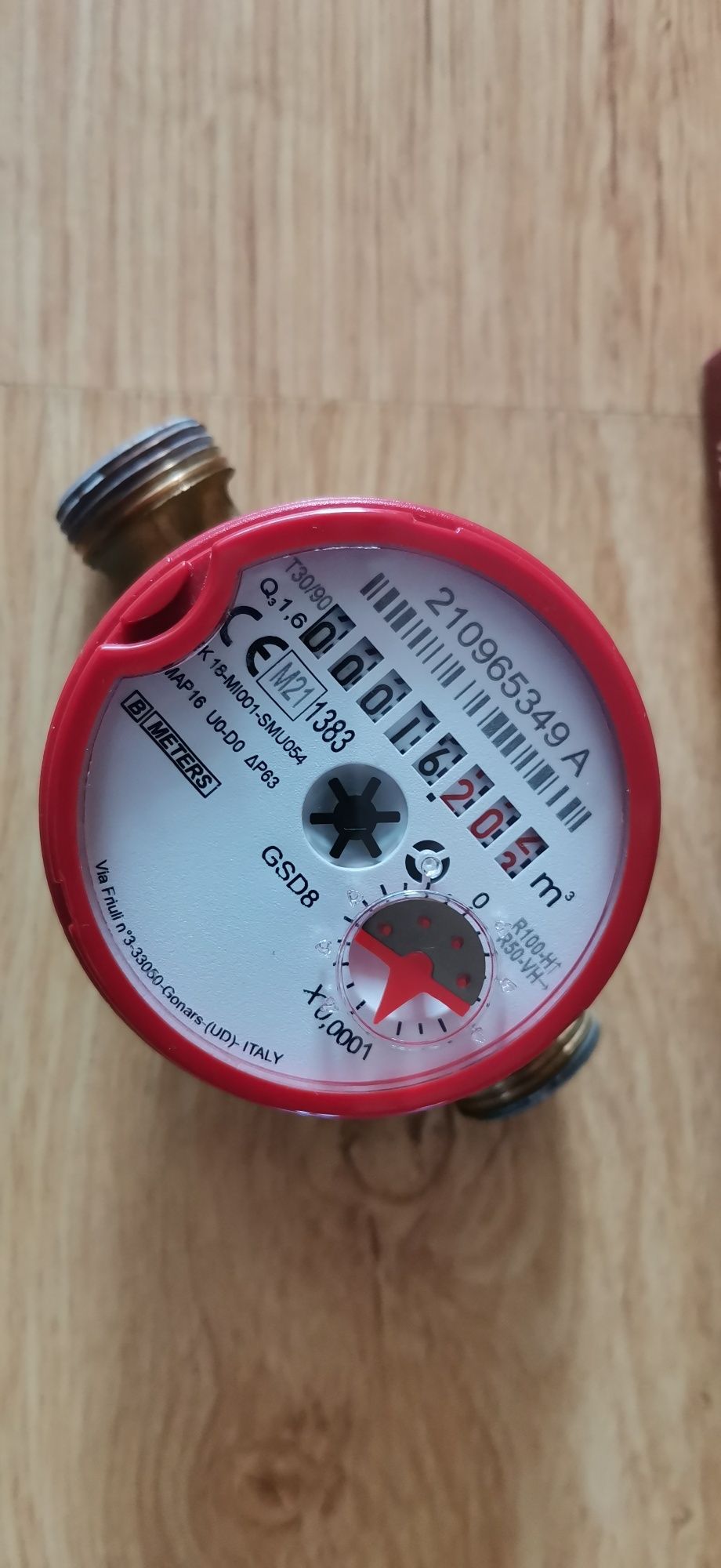 Wodomierz B.Meters, c.w. 1/2" używany