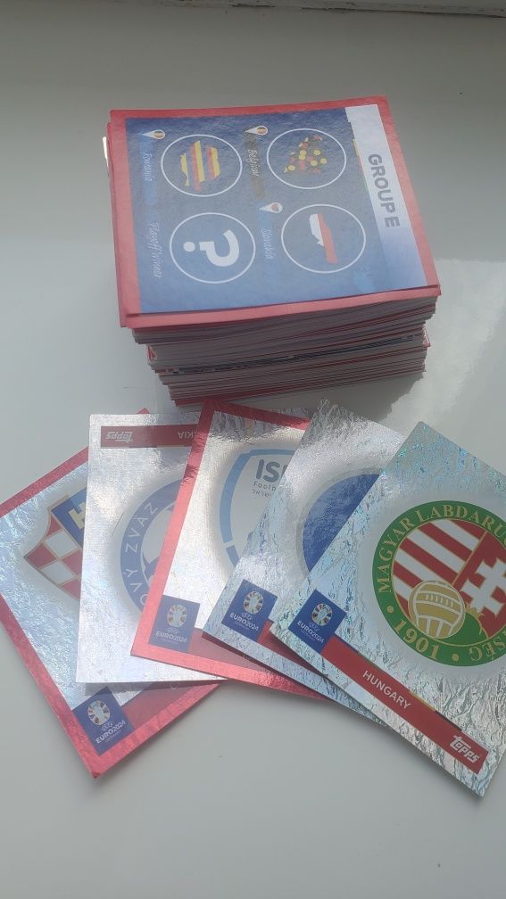 Стікери, наклейки Euro2024 Topps обмін