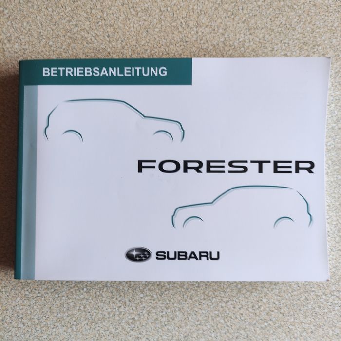 Instrukcja obsługi Subaru Forester lV w j.niemieckim