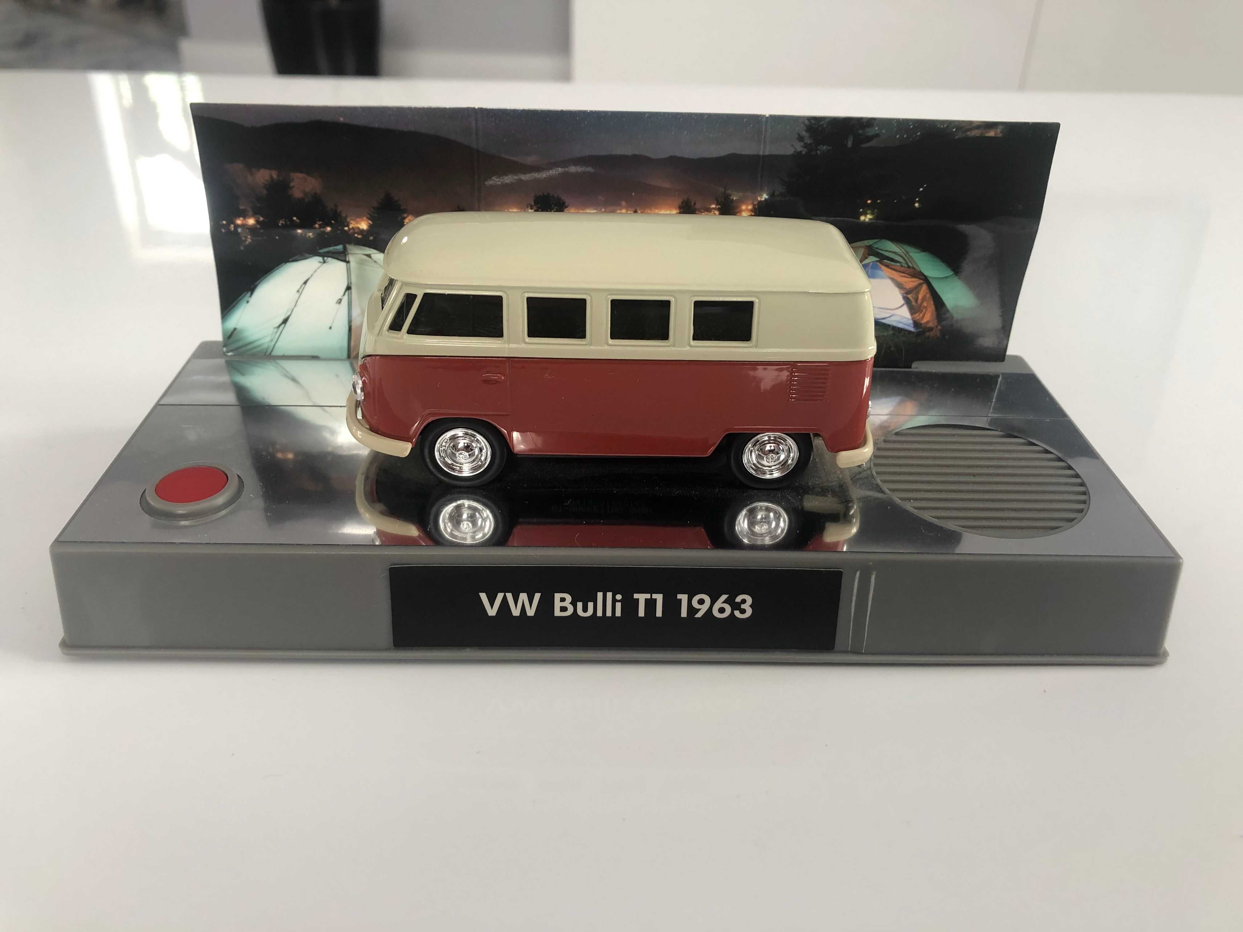 Model kolekcjonerski VW Bulli t1 1963 z dźwiękiem silnika