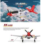 SAMOLOT Rc XK A280 P-51 Mustang 3D/6G 560mm Rozpiętość / NOWY