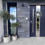 Czarny Łupek Black Slate Elewacja Panel Elewacyjny 30x10 fasada