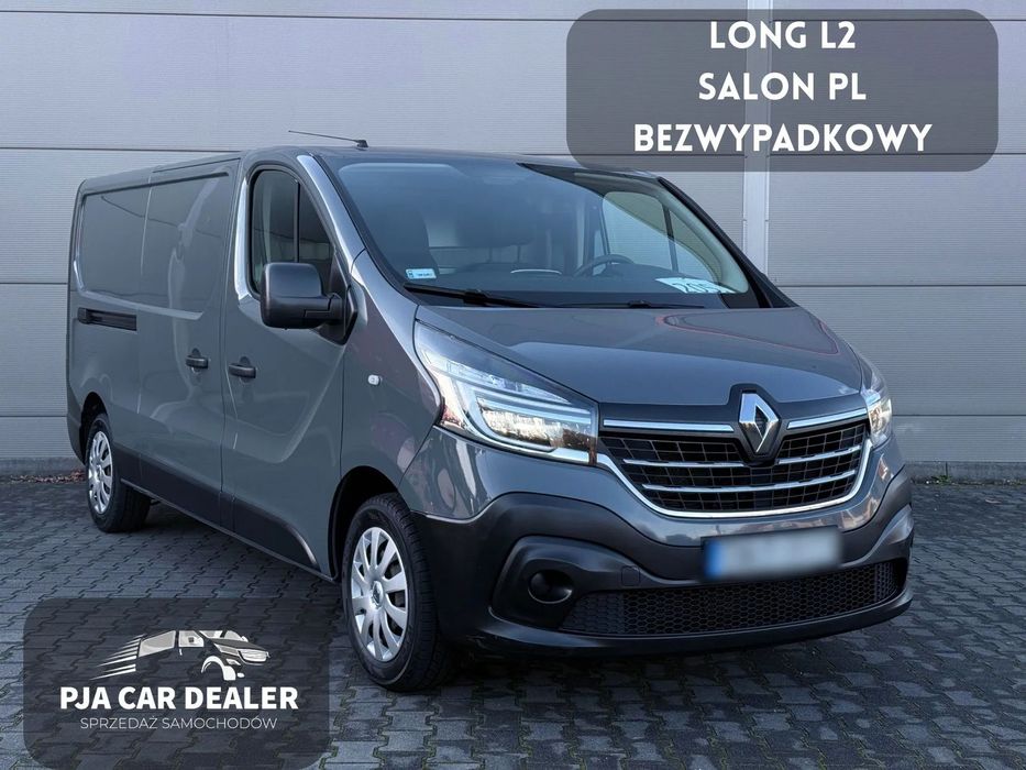 Renault Trafic Long L2H1 Maxi Furgon Blaszak Salon PL, Serwisowany, Bezwypadkowy  *FINANSOWANIE* LED, Klimatyzacja, Tempomat, PDC