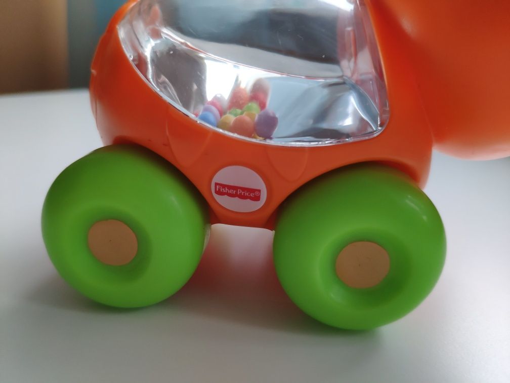 Kotek tygrysek jeżdżąca grzechotka Poppity Fisher Price