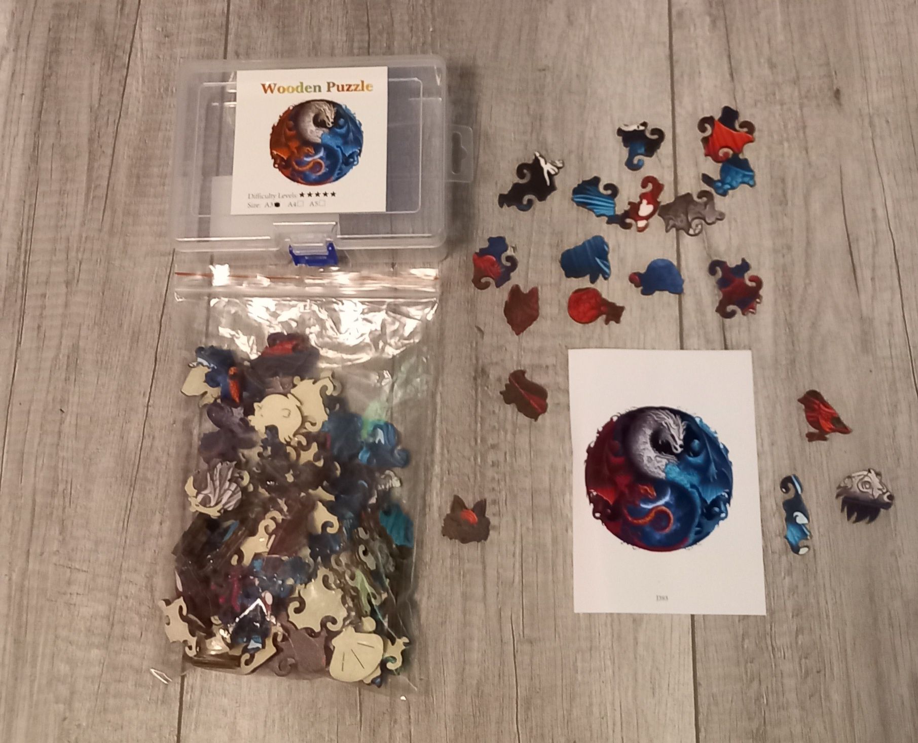 Puzzle drewniane duże A3 idealne na prezent