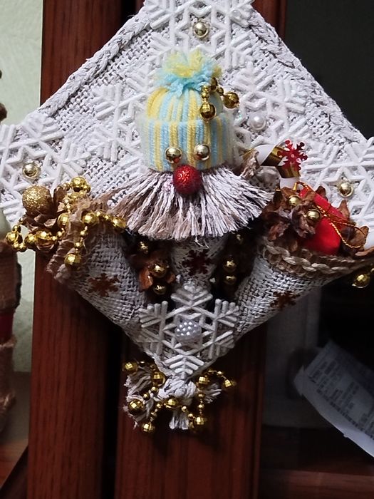 Новорічна поробка,підвіска в школу, дітячий садок  або декор