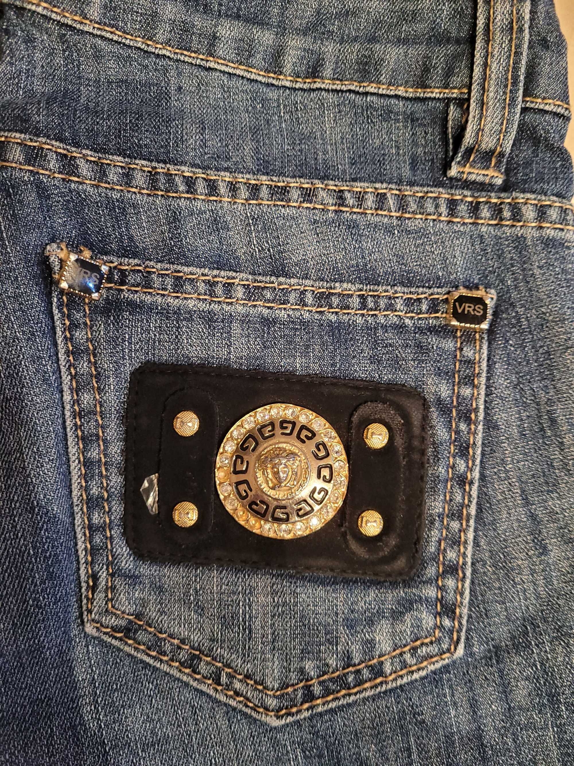 Spodnie jeansowe versace
