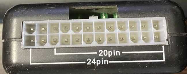 Тестер блоків живлення для ПК , 20/24-pin SATA HDD Power Supply