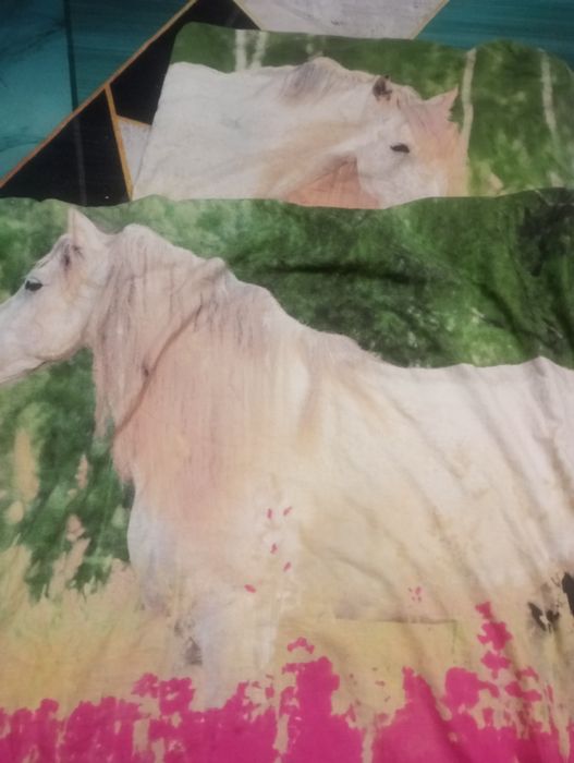 Pościel konie 140x200 stan dobry