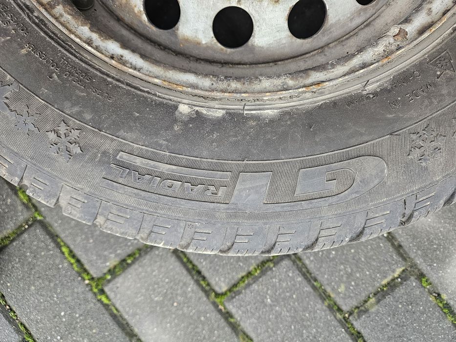 Komplet kół zimowych fiat panda II 155/80R13